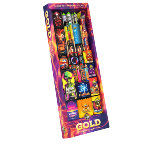 gold selection box