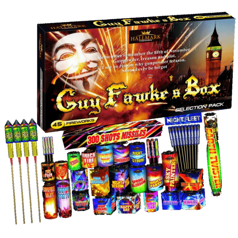 guy force selection box by hallmark fireworks