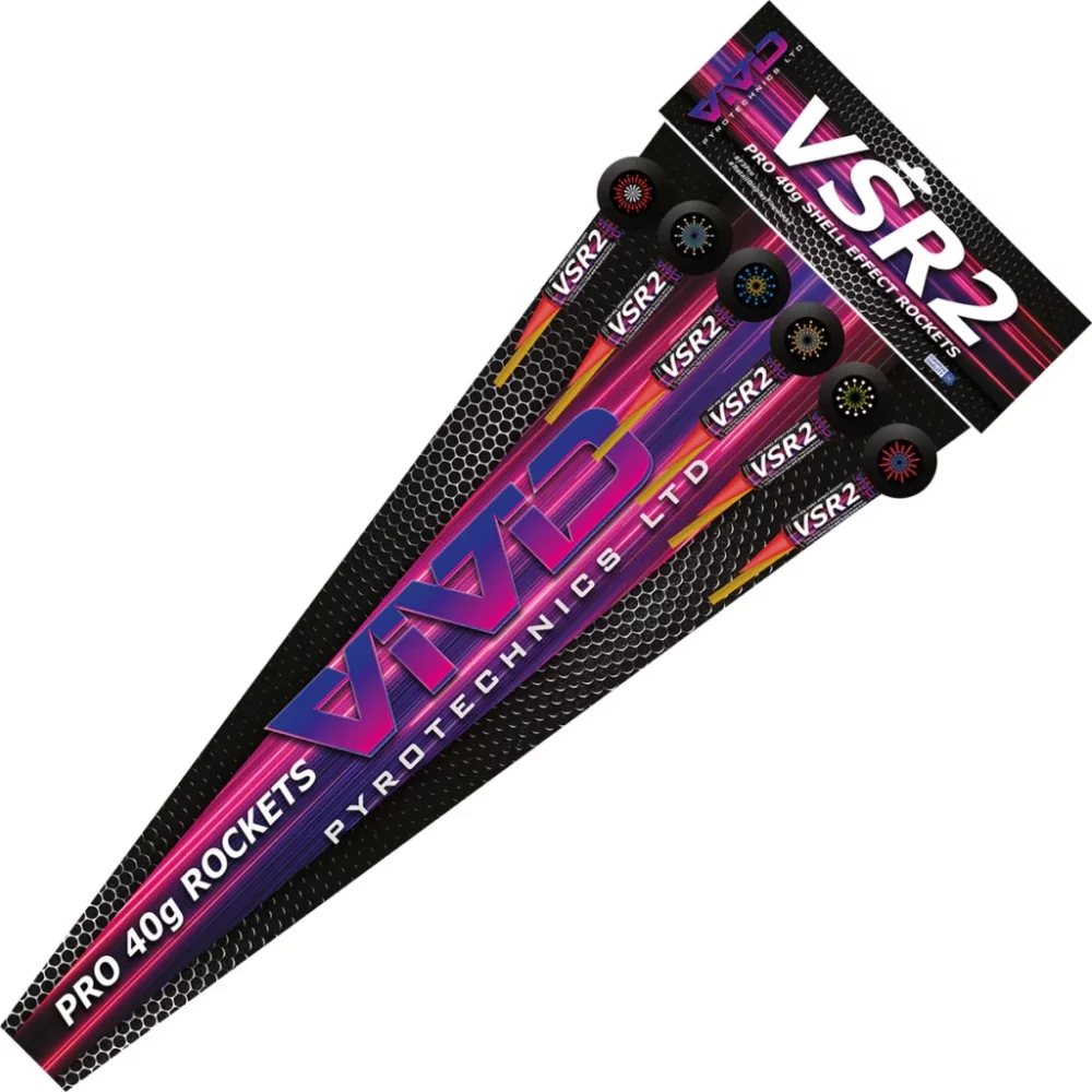 VSR2 rockets by vivid pyrotechnics