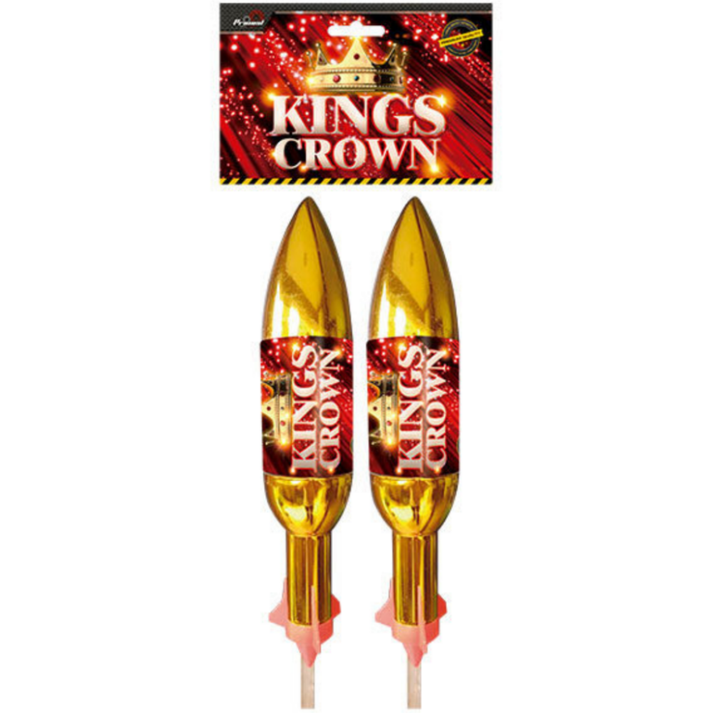 kings crown rockets by primed pyrotechnics