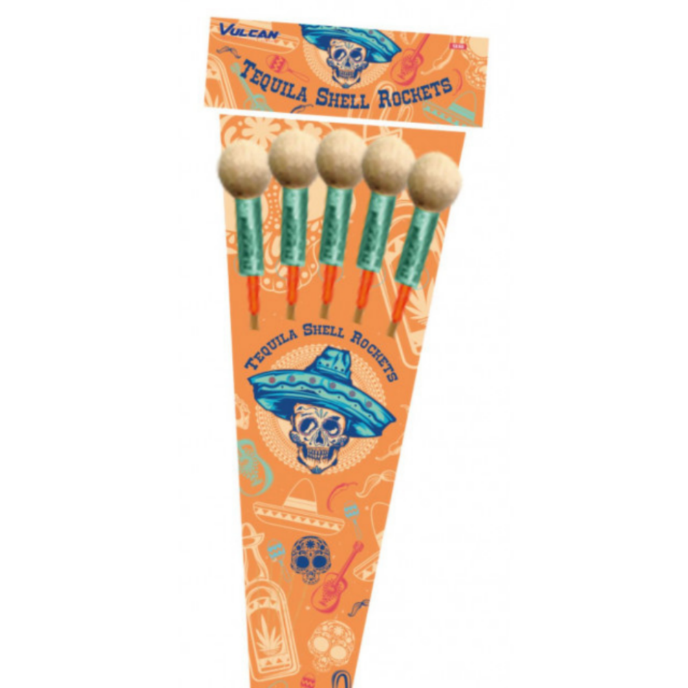 tequila shell rockets by Vulcan