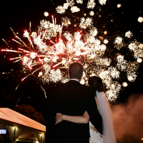 wedding fireworks