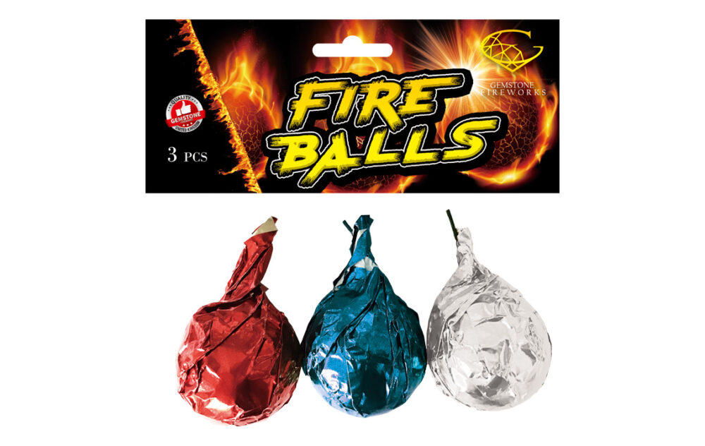 Fire balls gemstone fireworks