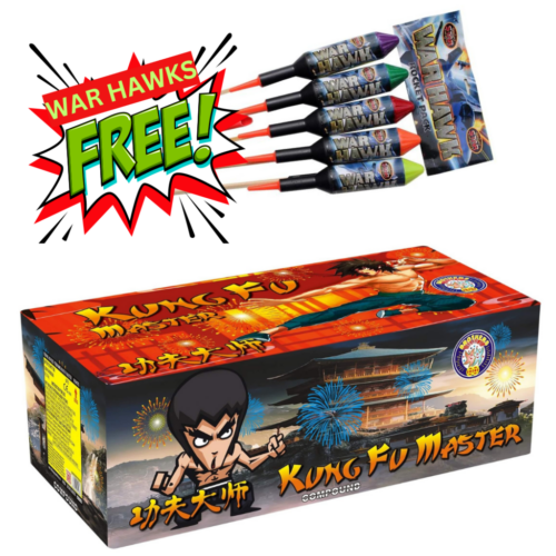 KUNG FU MASTER COMPOUND PLUS FREE WAR HAWK ROCKETS