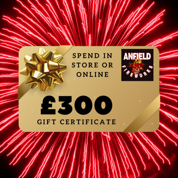 £300 fireworks voucher