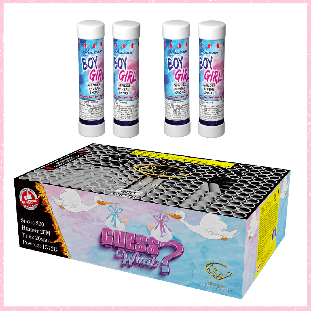 Gender Reveal Fireworks - GIRL £100 - Anfield Fireworks