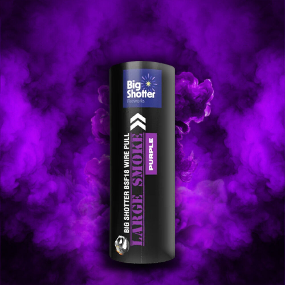 purple smoke flare