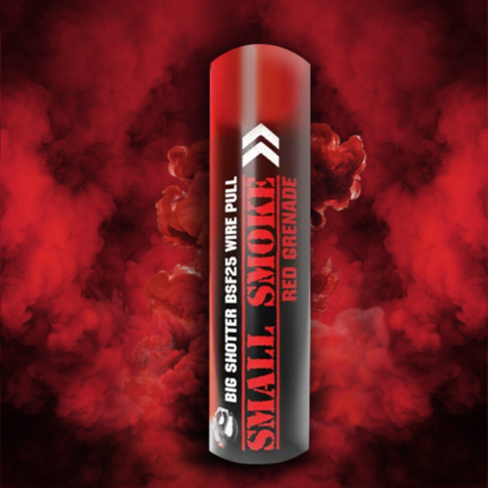 red smoke bomb