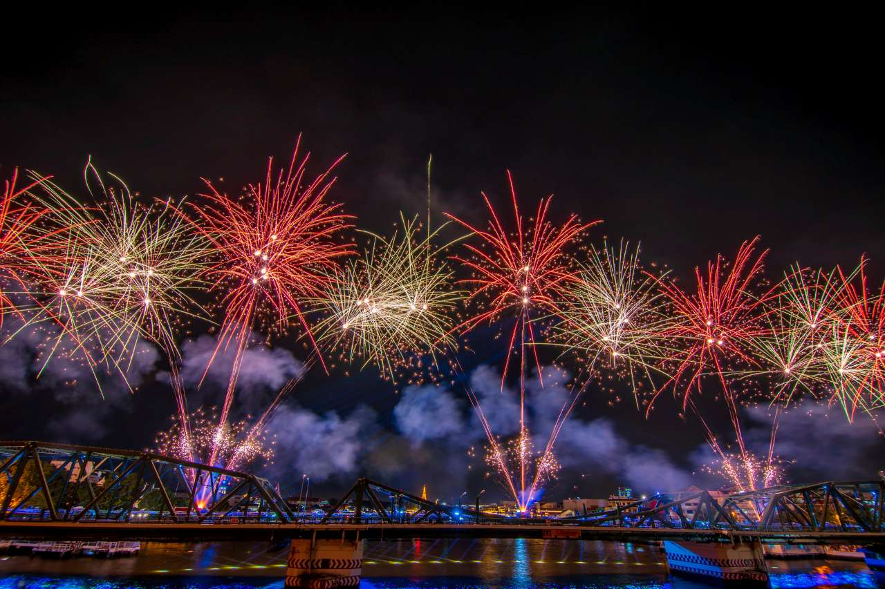 beautiful fireworks