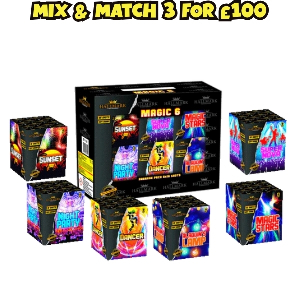 Magic 6 barrage pack by Hallmark Fireworks