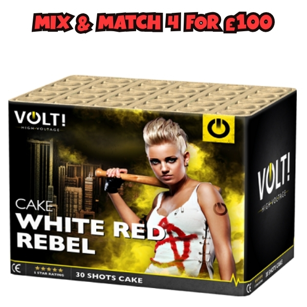 White Red Rebel by Volt Fireworks