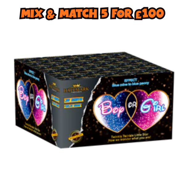 Gender reveal firework by hallmark fireworks