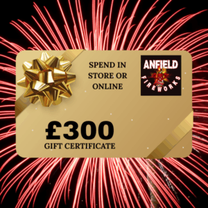 £300 FIREWORKS GIFT VOUCHER