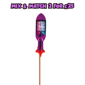 The Big Reveal gender reveal rocket by Vivid pyrotechnics