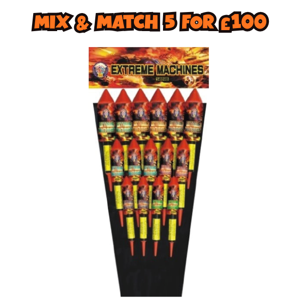 Extreme Machines Rocket Pack by Brothers Pyrotechnics