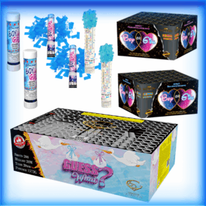 Gender Reveal Fireworks - BOY £150