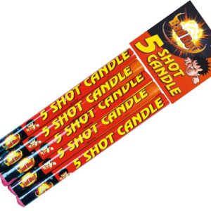 Bad Boy 5 Shot Candle 5pk by Badboy Fireworks