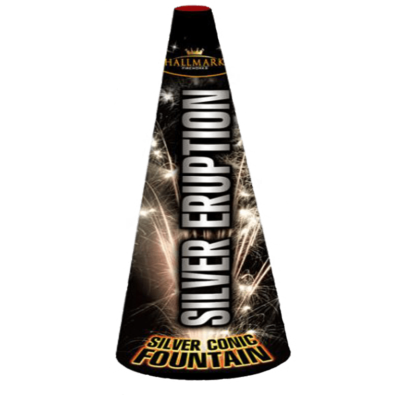 Silver Eruption Fountain by Hallmark Fireworks
