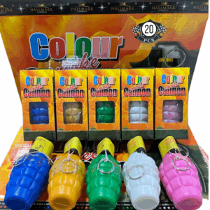 Coloured Smoke Cannon full box of 20 by Hallmark Fireworks