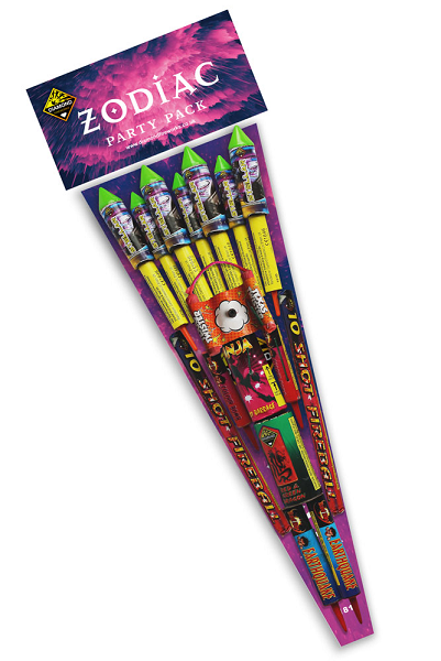 zodiac party pack by diamond fireworks