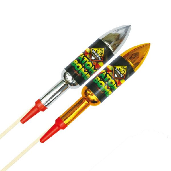Atom bomb Rockets 2 pack by Diamond Fireworks