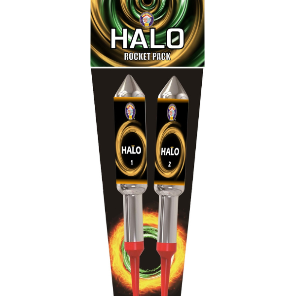halo rockets by brothers pyrotechnics