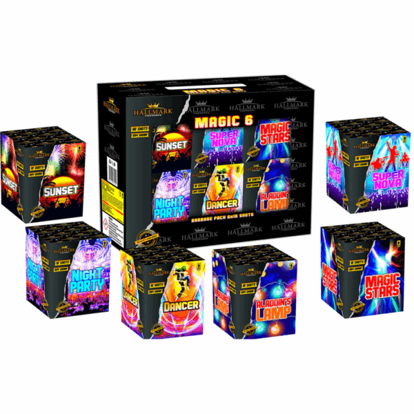 Magic 6 Barrage Pack by Hallmark Fireworks