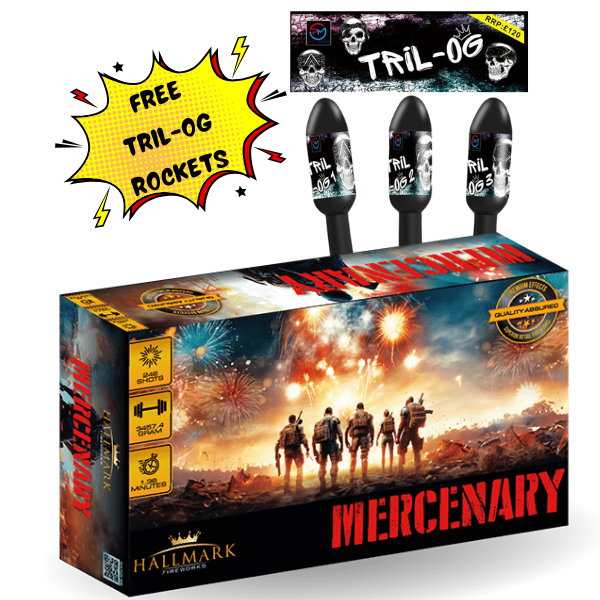 mercenary by hallmark fireworks.