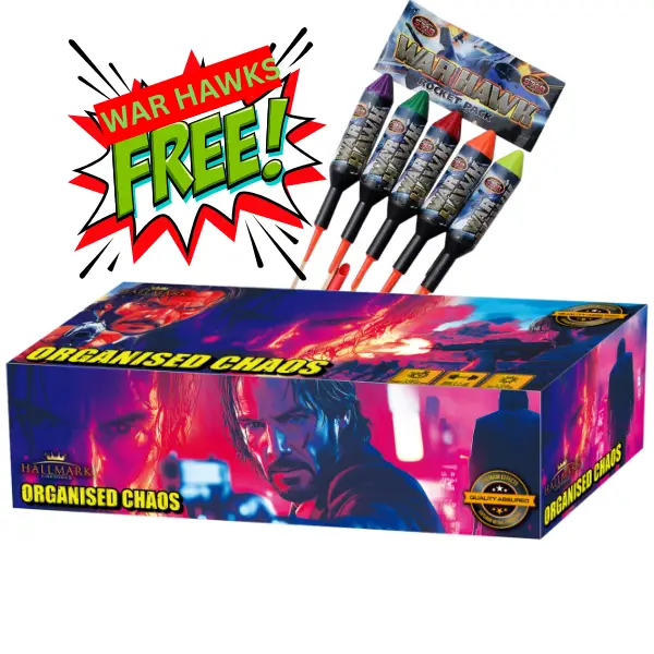 organised choas by hallmark fireworks