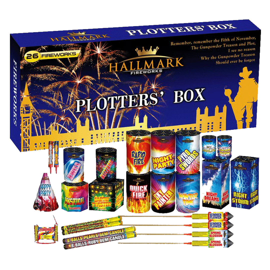 plotters selection box by hallmark fireworks