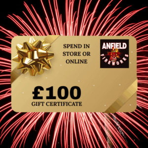 £100 FIREWORKS GIFT VOUCHER