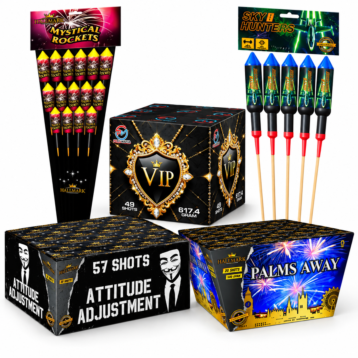 £100 pack fireworks