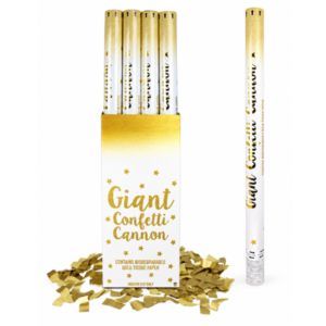 80cm gold confetti cannon
