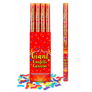 80cm multicolour confetti cannon